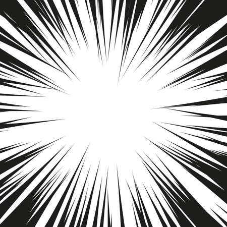 Comic book speed horizontal lines backgroundのイラスト素材