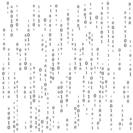 Binary code digital technology backgroundのイラスト素材