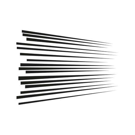 Comic book speed horizontal lines backgroundのイラスト素材