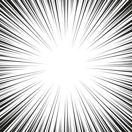 Comic book speed horizontal lines backgroundのイラスト素材