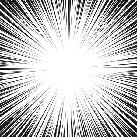 Comic book speed horizontal lines backgroundのイラスト素材