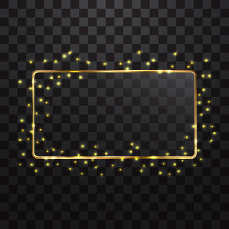 Realistic picture frame isolated on white background. Perfect for your presentations. Vectorのイラスト素材