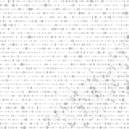 Abstract Matrix Background. Binary Computer Code. Coding. Hacker concept. Vector Illustrationのイラスト素材