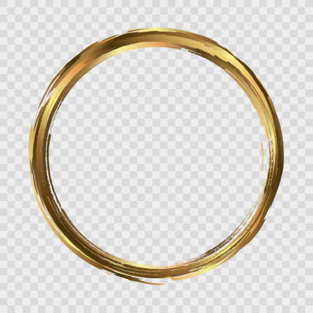 Abstract glow golden frame for winter designのイラスト素材