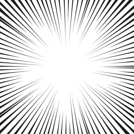 Speed lines Flying particles Seamless pattern Fight stamp Manga graphic texture Sun rays or star burst Black vector elementsのイラスト素材