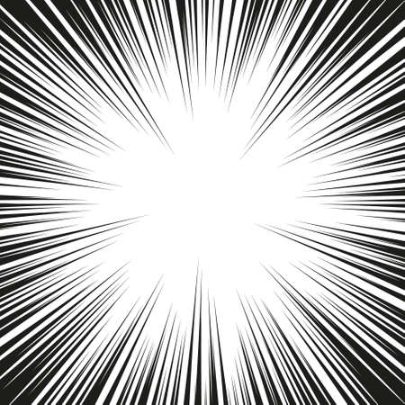 Comic radial speed lines backgroundのイラスト素材