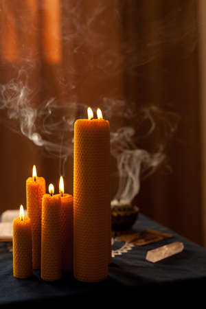 Handmade wax Candles for ritual cleansing