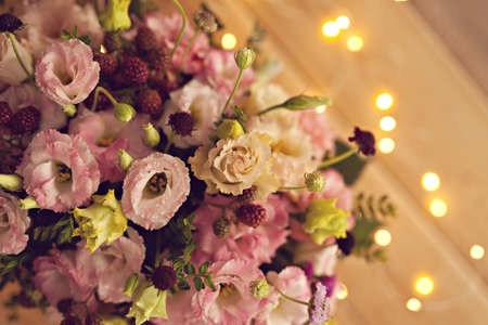 Fresh colorfull bouquet of mixed flowers