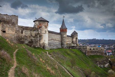 Ancient castle in Kamyanets-Podilskyのeditorial素材
