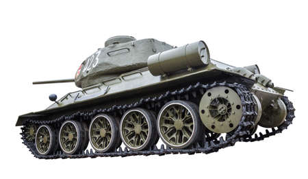 Tank  isolated on a white backgroundの写真素材