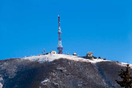 Television tower on top of Mount Mashuk in Pyatigorsk