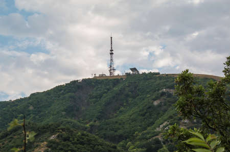 View of mountain top Mashuk  Pyatigorsk, Russia  in the early morning