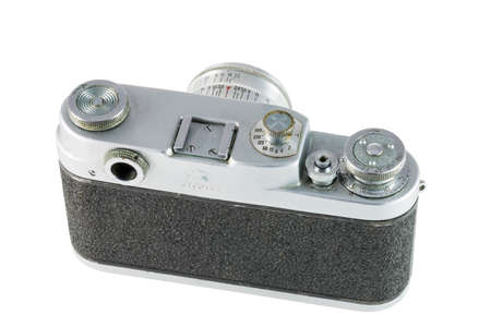 Pyatigorsk, Russia - February 21, 2015: FED-3 camera (the Soviet rangefinder camera, 1961)