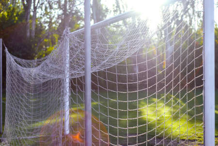 soccer field and the bright lights