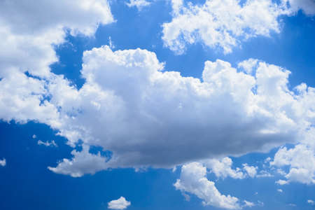 Blue sky background with clouds