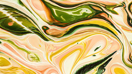abstract yellow green background stripes reminiscent of marble texture.
