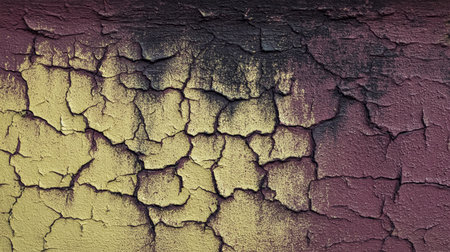 Processed collage of grunge chipped paint rusty textured metal in daylight. Background for banner, backdrop or texture for 3D mappingの素材