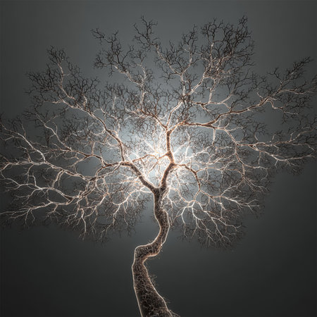 medical anatomical model of blood vessels.の素材