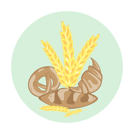 Illustration of breadのイラスト素材
