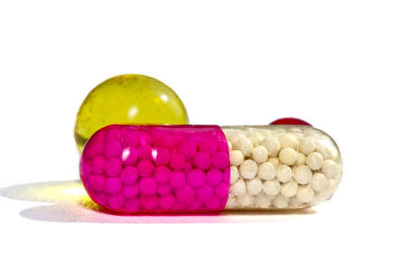 vitamin supplement capsules の写真素材