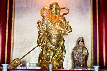Buddhistic demon Nan Shan Park Cultural sights