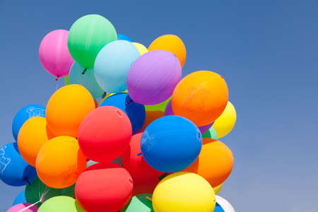 balloons  blue sky