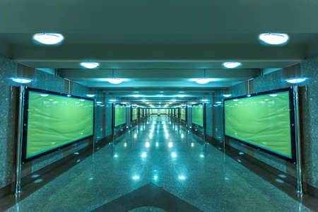 Modern walkway interior のeditorial素材