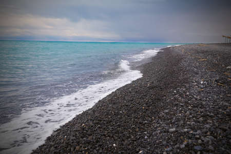 sky  sea  landscape Alakol Central Asiaの写真素材