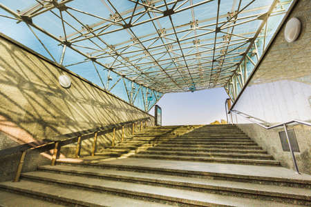 subway station interior のeditorial素材