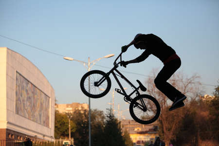 BMX cycling bicycle sportの写真素材