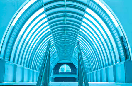 tunnel  walkway subway station corridorの写真素材