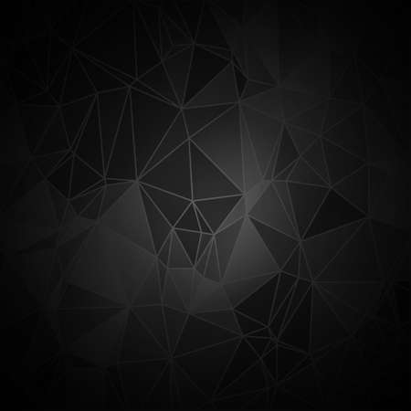 Black and white abstract geometric background. Vector black background.のイラスト素材