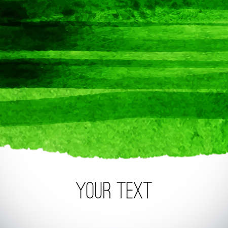 Vector  watercolor background. Summer design. Vector illustration. Abstract frame. Watercolor backdrop,  watercolour stains. Brush stroke, design element. Template with place for your text. のイラスト素材