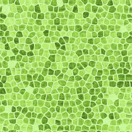 Grunge background with colorful design elements. Seamless geometric pattern. Mosaic background. Colorful design. Abstract background or abstract seamless pattern. Nature design. Green background.の写真素材