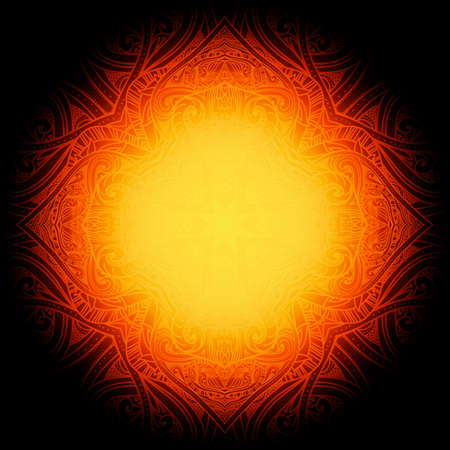 Abstract floral background. Ethnic style. Backdrop. Vibrant color. Oriental ornament. Summer...