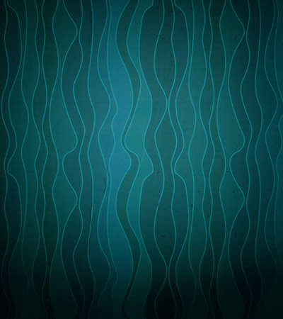Waves on a textured, vintage paper with grunge stains, abstract paper design  Trendy design in emerald colors の写真素材