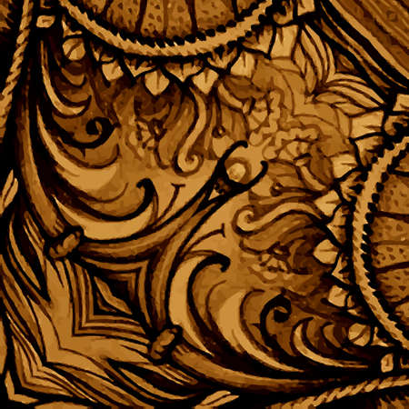 Hand drawn abstract background. のイラスト素材