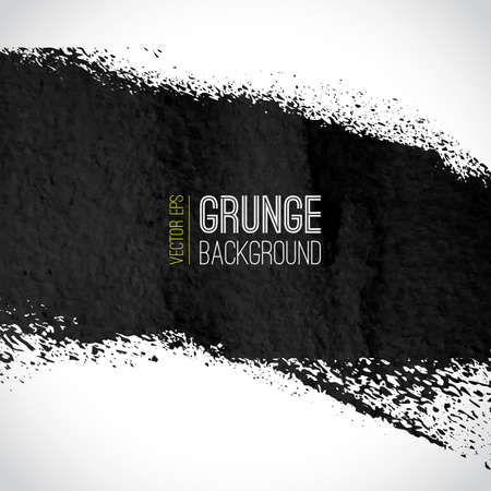 Abstract vector black and white watercolor background. Paper texture. Grunge design element. White background can be used for card, web design background, book cover...のイラスト素材