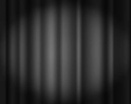 Black curtain vector background. Dark velvet drape. Drapery. Theater, opera, concert or cinema. Curtain stage. Grey abstract background for poster, presentation, cover.のイラスト素材