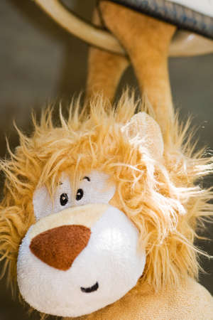 Close up of a cuddly plush toyの写真素材