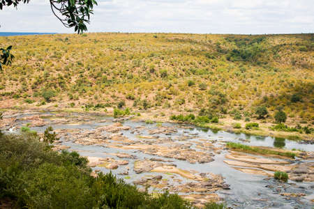 River in Kruger National Park, South Africa.の写真素材