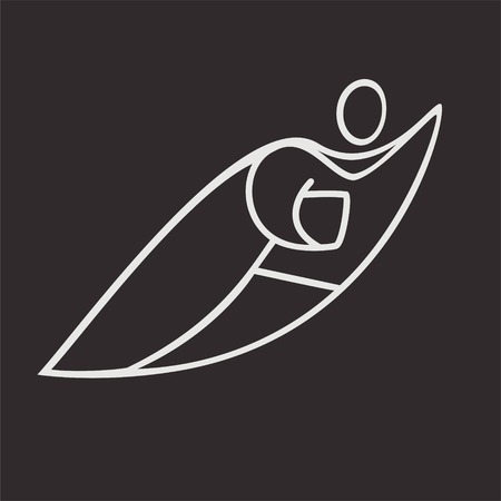 Super hero iconのイラスト素材