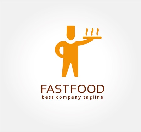 Abstract pizza delivery vector icon concept.  template for branding and corporate designの写真素材