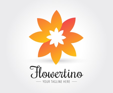 Abstract vector logo template for branding and flat designのイラスト素材