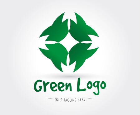 Abstract vector template for branding and flat designのイラスト素材