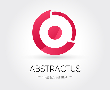 Abstract vector logo template for branding and flat designのイラスト素材