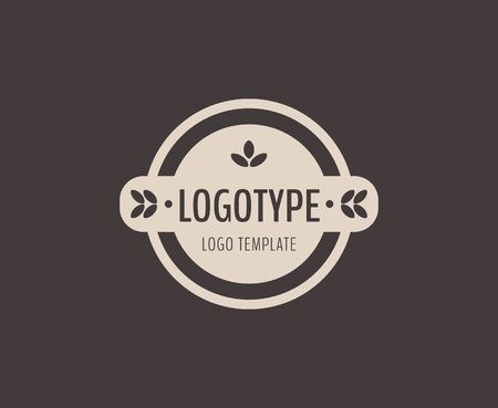 Abstract vector logo design elements. Arrows, labels, ribbons, symbols. Vector illustrationのイラスト素材