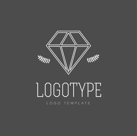 Abstract vector vintage logo design elements set. Arrows, labels, ribbons, symbols. Vector illustrationのイラスト素材