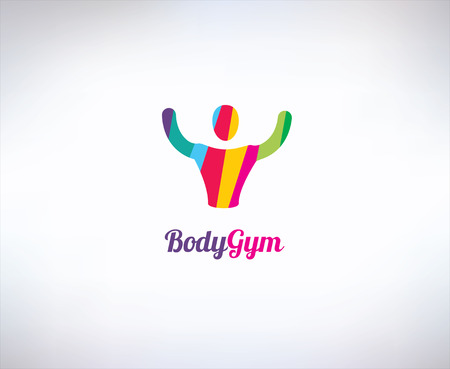 Abstract vector element. Sport, men, power and command. Stock illustration for designのイラスト素材