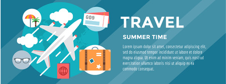 Booking Hotel. Travel infographic. Louie, Building and Search. のイラスト素材